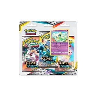 Blister Triplo - Sol e Lua 12 - Eclipse Cósmico - Celebi