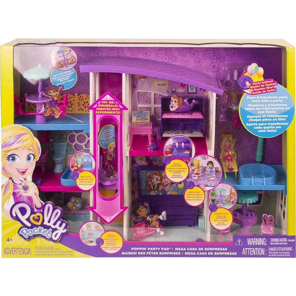 Boneca Polly Pocket Conjunto Doce Serviço de Moda HKW12 - Star Brink  Brinquedos