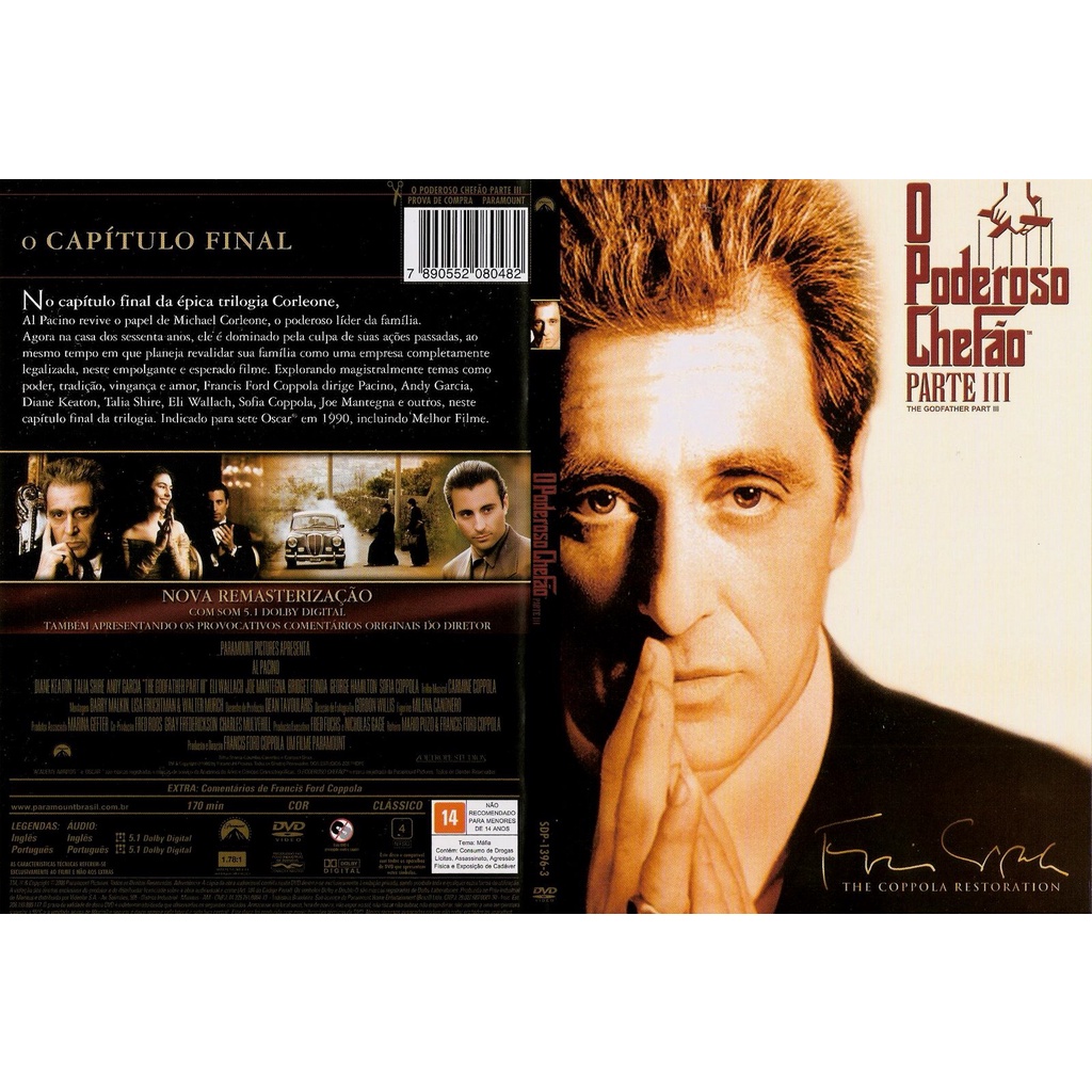 O PODEROSO CHEFÃO 3 (1990) | Shopee Brasil