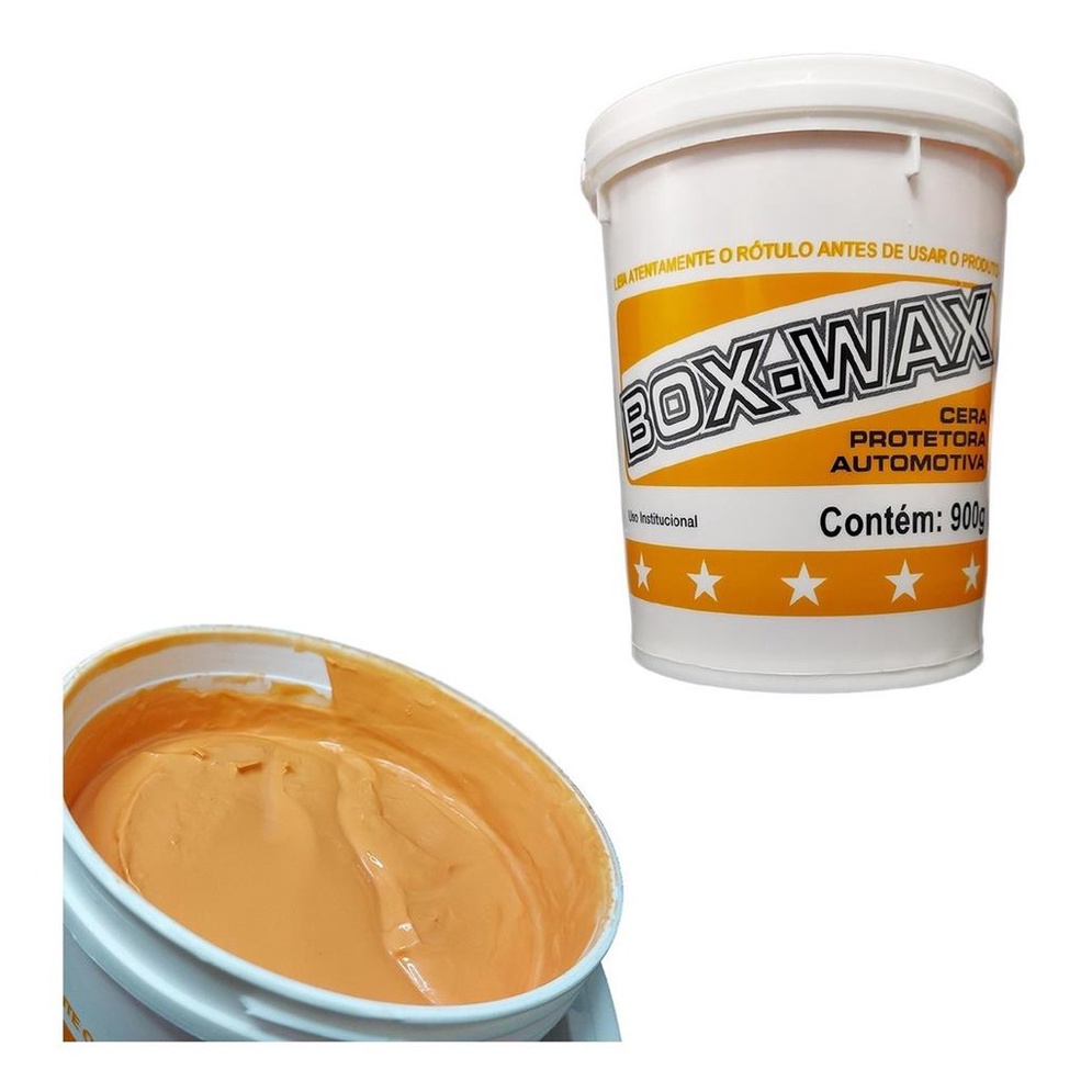 Box Wax - Cera Carnaúba - 900g - Cera Laranja - Box21 | Shopee Brasil