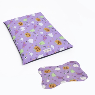 Kit Cama Colchonete Pet 45 cm x 65 cm para Cachorro e Gato + Tapete para Comedouro