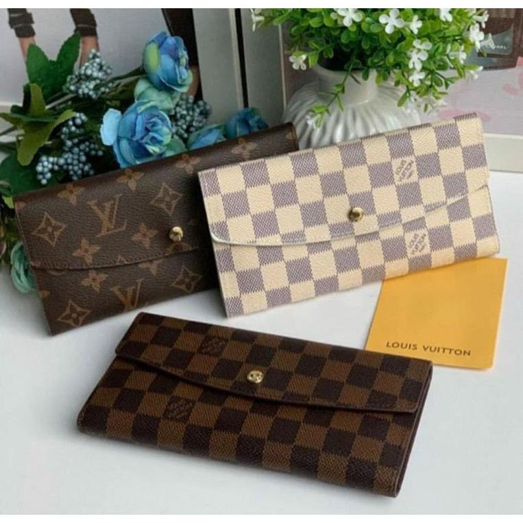 Carteira Louis Vuitton Creme Xadrez - Own Style