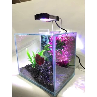 Aquário Betta - Aquabetta Luxo 4,5l Lum. Led/decoração