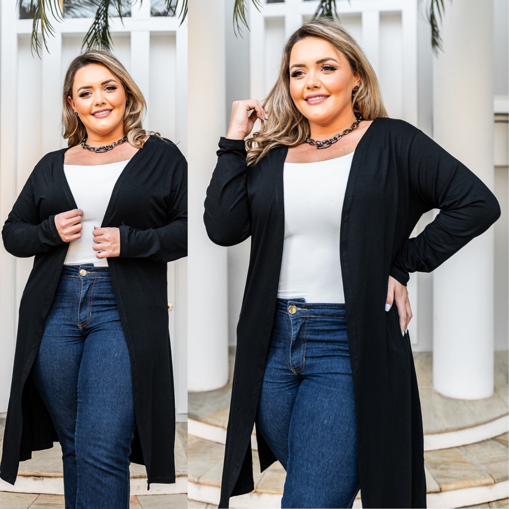 Sobretudo plus size store feminino