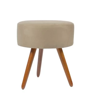 Puf, Puff Para Sala Pé Palito Suede Cores 50 Cm Altura