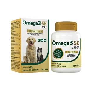 Ômega 3+se 1100 30 Capsulas - Vetnil