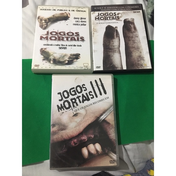 DVD Filme Jogos Mortais / Jogos Mortais II - SEMI NOVO REVISADO