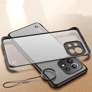 Para Xiaomi 12 12X Mi 12S Pro 11 Sem Moldura Com Anel De Dedo Ultrafino Antichoque Capa Protetora Xiaomi 12S ultra 10 10S