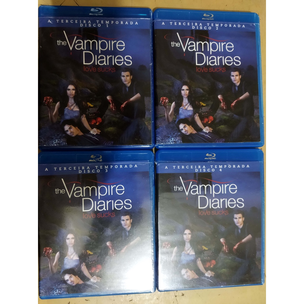 Blu ray The Vampire Diaries - Terceira temporada | Shopee Brasil