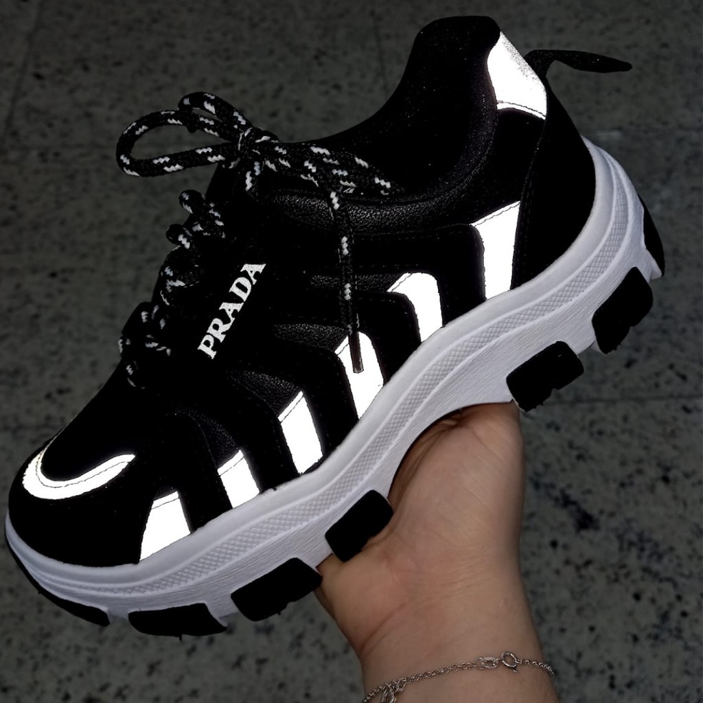 Tênis Prada Milano Chunky Sneaker Blogueira