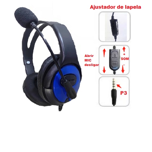 Fone De Ouvido Headset Gamer Gatinho Ps4/x-one Kp-ga04 - KNUP