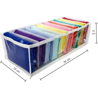 Colmeia Transparente Organizadores De Gaveta "P" 10x15x34 -