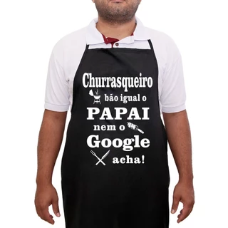 Avental Para Churrasco Oxford Masculino Reforçado Dia Dos Pais Aniversario