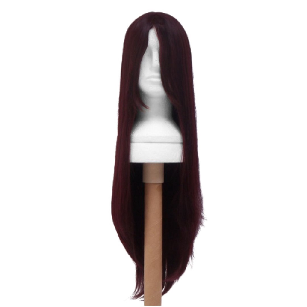 Peruca Lisa Longa Com Ou Sem Franja 80cm e Wig Cap | Shopee Brasil