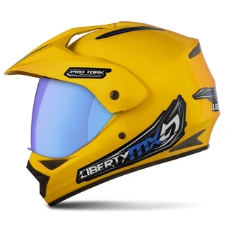 Capacete De Motocross Para Motos Liberty Mx Pro Vision Viseira Camaleão Pro Tork Diversas Cores e Tamanhos Excelente para Uso Urbano / corrida / enduro