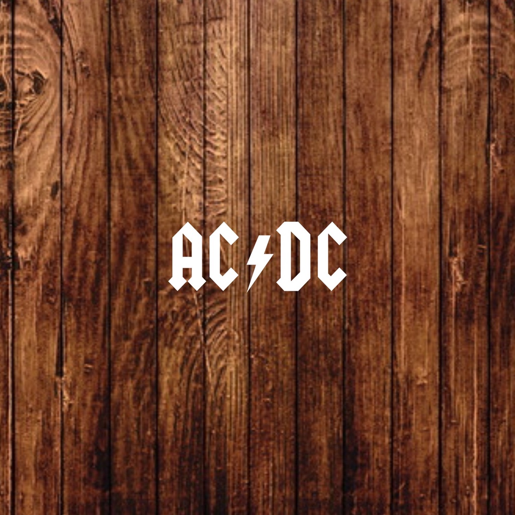 Adesivo AC/DC ACDC Ac Dc Rock Heavy Metal Para Carro Moto Notebook ...