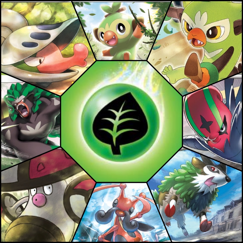 Cartas Pokemon Planta (Escolha Livre) - A