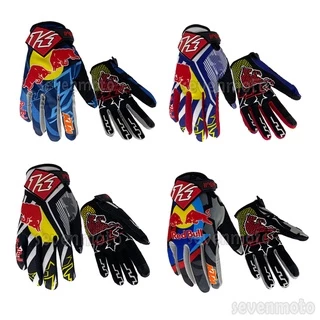 2022 Luvas De Motocicleta Redbull Mountain Bike Bicicleta Motorcross Esporte Ao Ar Livre Corrida De Luvas Longas De Ciclismo