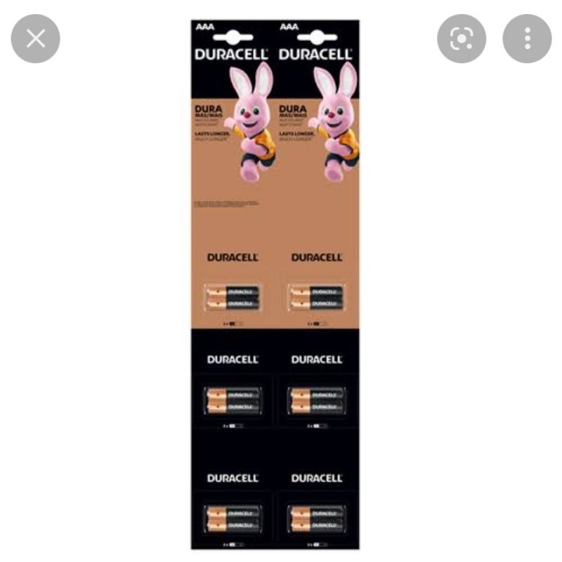 Pilha Duracell Alcalina Pequena C/2 Ou Palito C/2 2AA/3AAA - 2 ou 6 Unidades