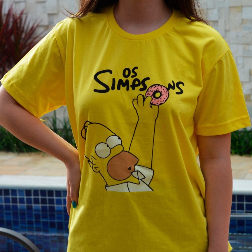 Camisa store dos simpsons