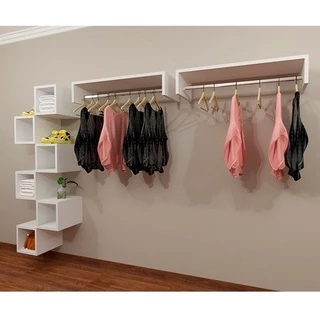 Prateleira Para Loja Branco 60x20x25cm 2 Peças
