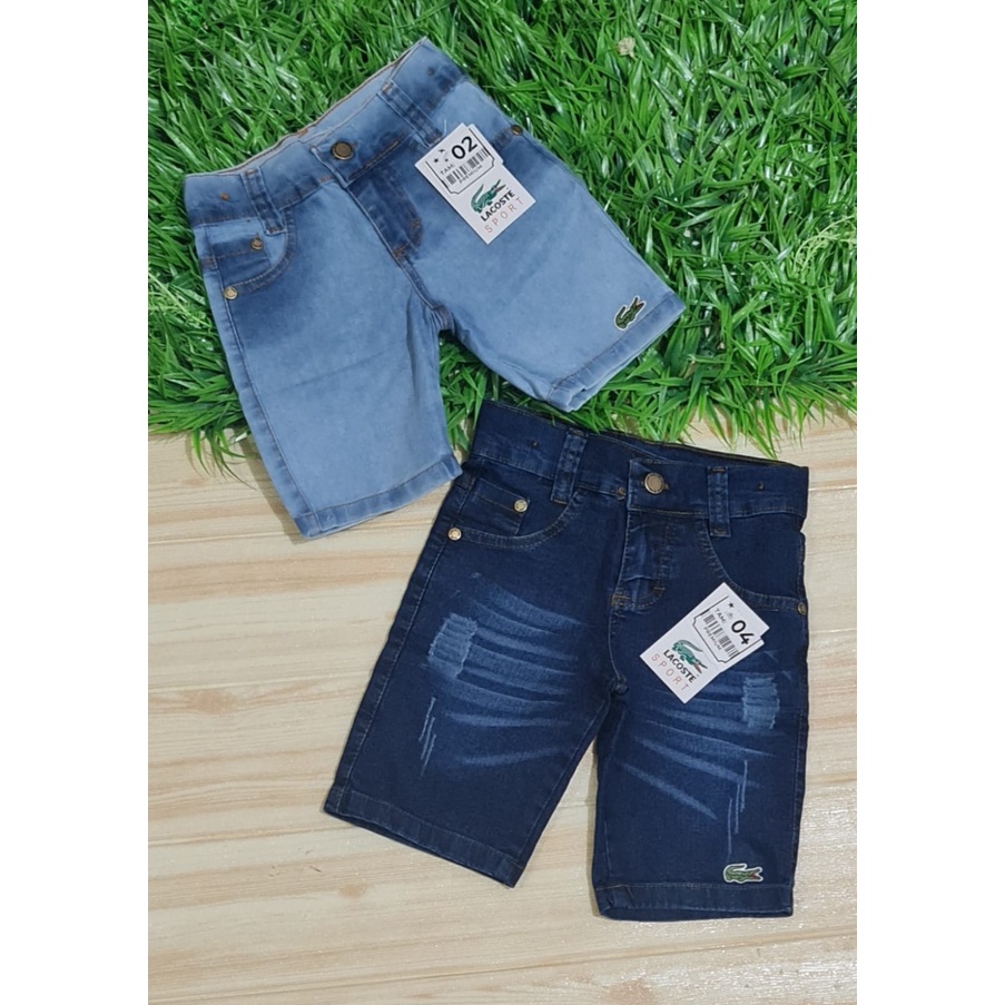 Short sales jeans lacoste