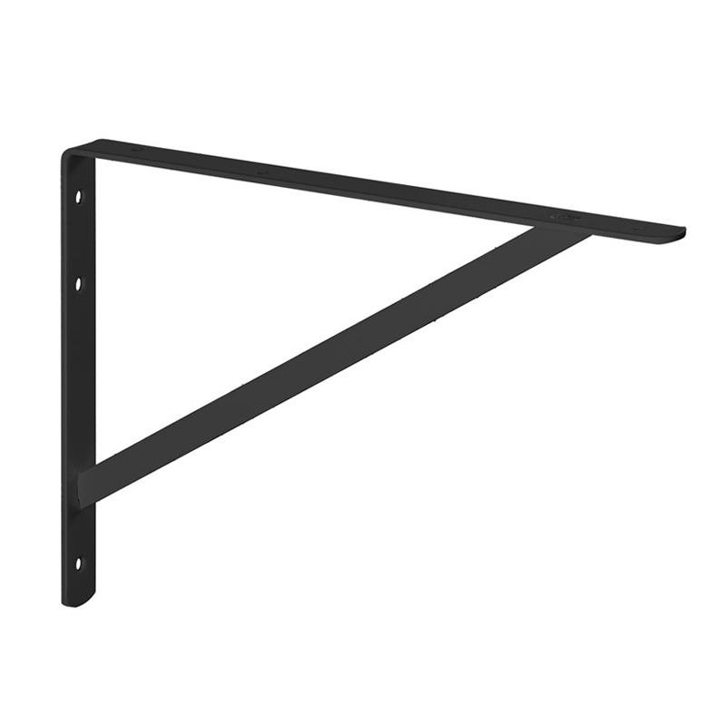 12 Suporte de Ferro para Prateleira Mão Francesa 30 cm Preta | Shopee ...