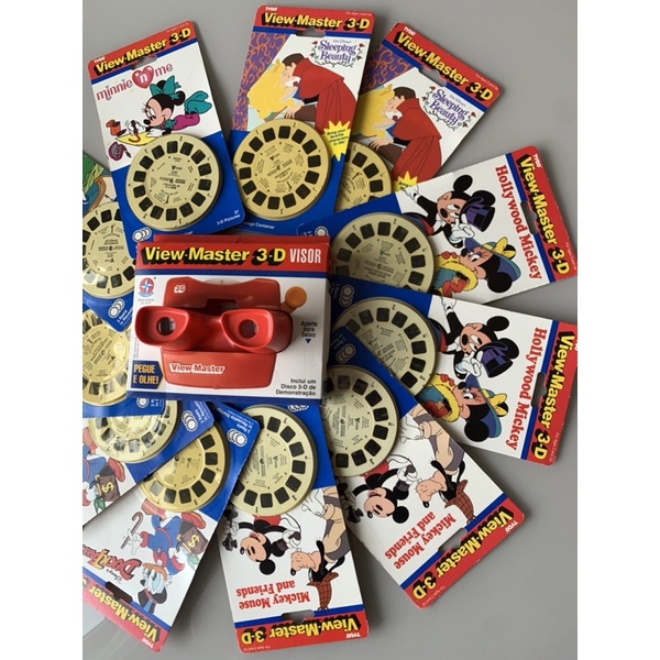 Antigo View Master 3D da Estrela com discos