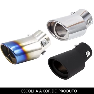 Ponteira Escapamento Universal Para Escapamento com Ponta Curva