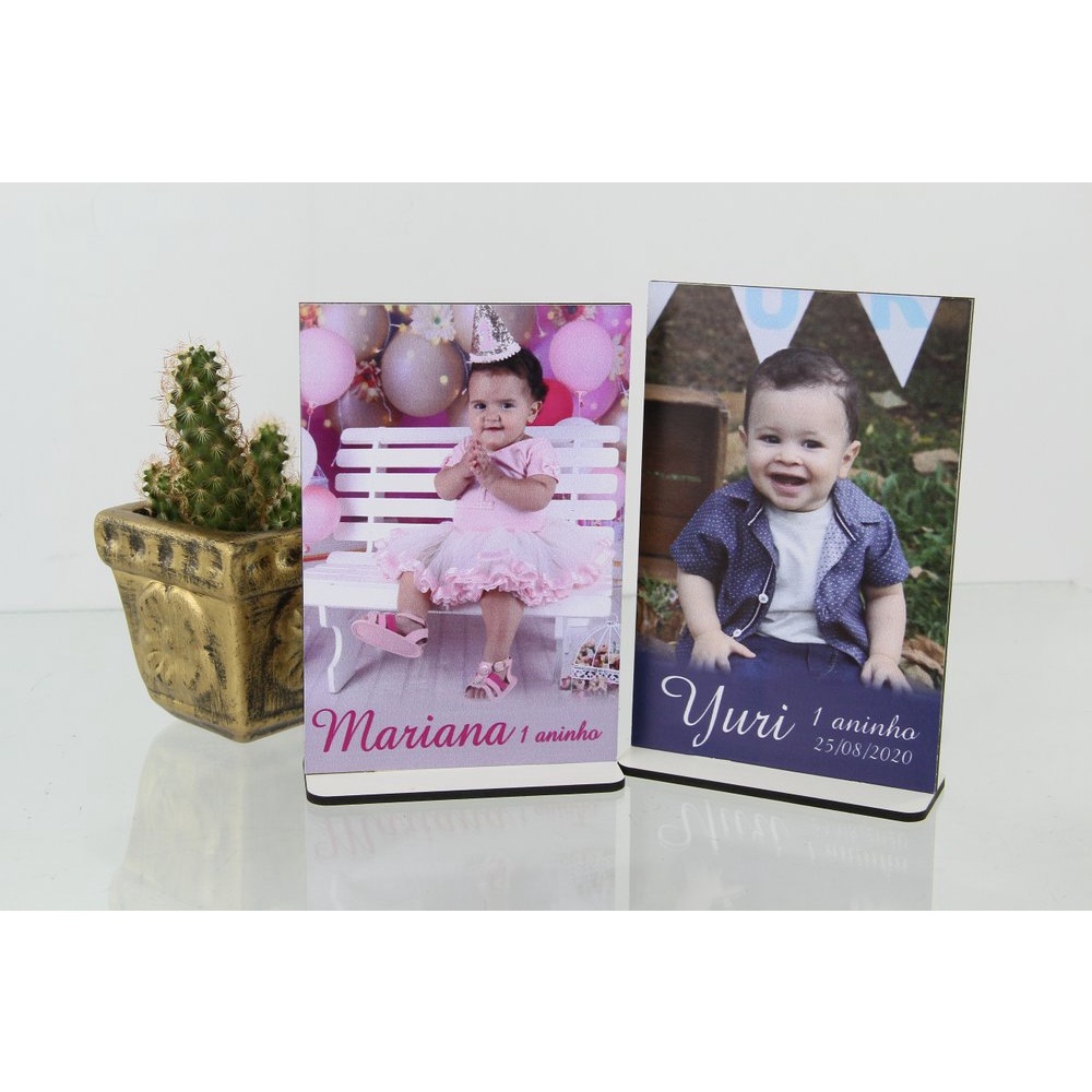 Lembrancinha Aniversário Foto Personalizada Kit 20 Peças