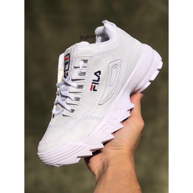 Tenis fila branco cano 2024 alto