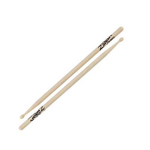 Baqueta Zildjian Maple 5a Ponta De Madeira Bateria Par