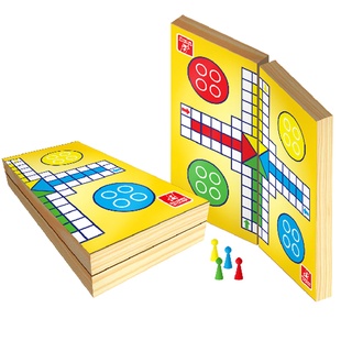 Jogo Ludo Tabuleiro Pinos Em Madeira mdf Clássico Especial em Promoção na  Americanas