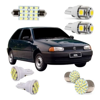 Kit Lampadas Led Gol Bola G2 Luz Pingo Teto Placa Ré Torpedo