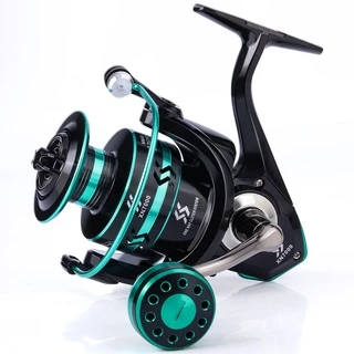 Carretéis De Pesca Sougayilang Com Esferas De Metal 2000-7000 Fiação Fio De Alumínio Até 15 kg .