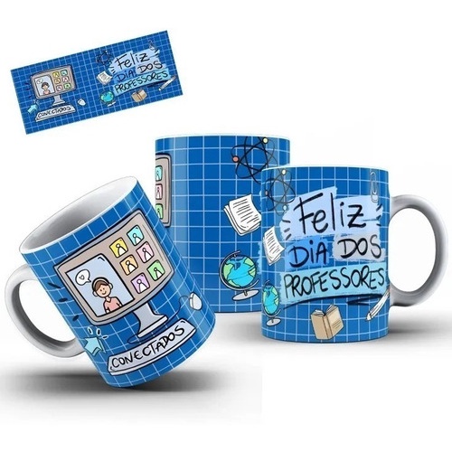 Caneca Dia Dos Professores - Conectados - Mega Oferta!!! | Shopee Brasil