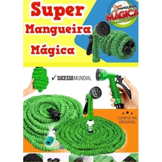 Mangueira Magica Jardim 60 Metros Retrátil Flexível Elástica Original