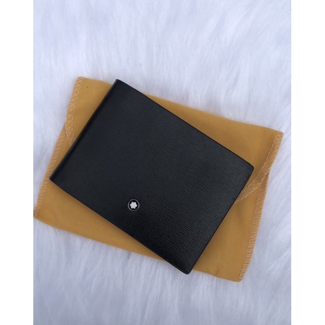 carteira masculina couro legítimo para cartões importada mont para homens