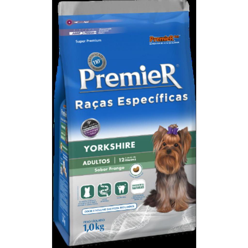 RAÇÃO PREMIER YORKSHIRE FRANGO ADULTO 1KG | Shopee Brasil