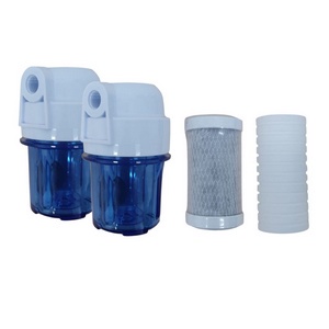 Kit 2 Carcaças Azuis mais filtros Carbon e PP 5 1/2