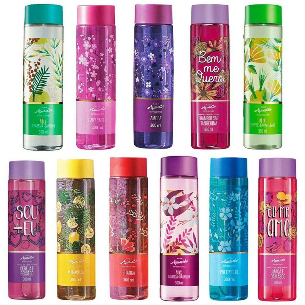 Colônia Refrescantes Aquavibe Várias Fragâncias 300ml Avon unidade