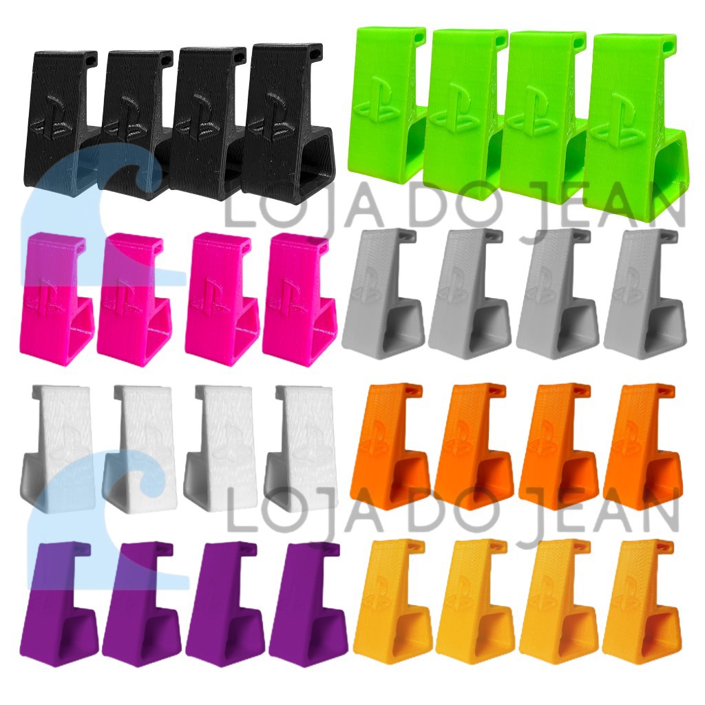 Suporte Playstation Ps4 FAT SLIM PRO Horizontal Pezinho Elevação Altura Preto Envio Imediato Pronta Entrega