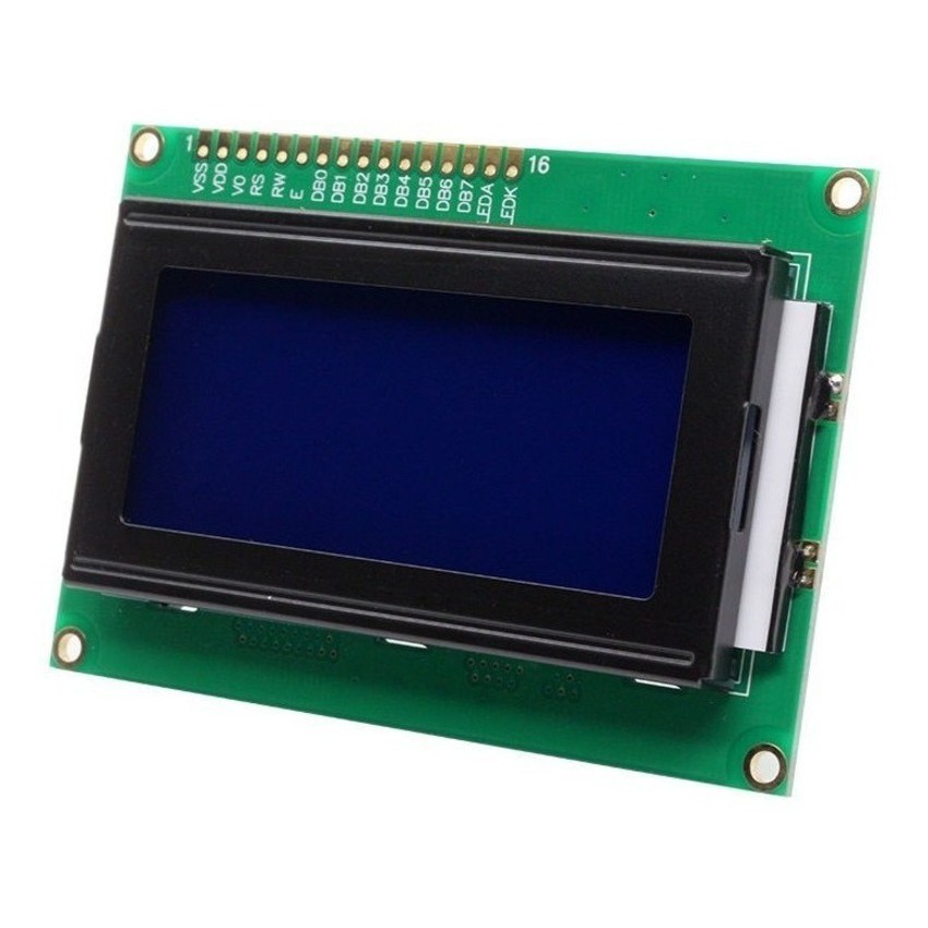 Display Lcd 16x4 1604 Fundo Azul Arduino [ Código 22 ] | Shopee Brasil