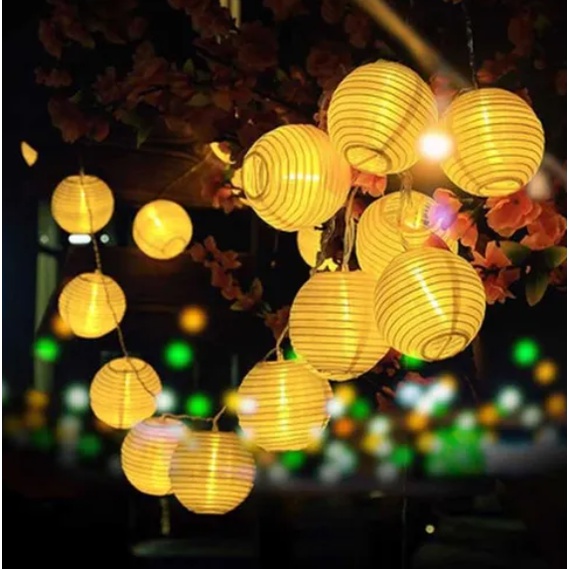 Luminária Led C/ 10 Mini Lanterna Japonesa Shopee Brasil