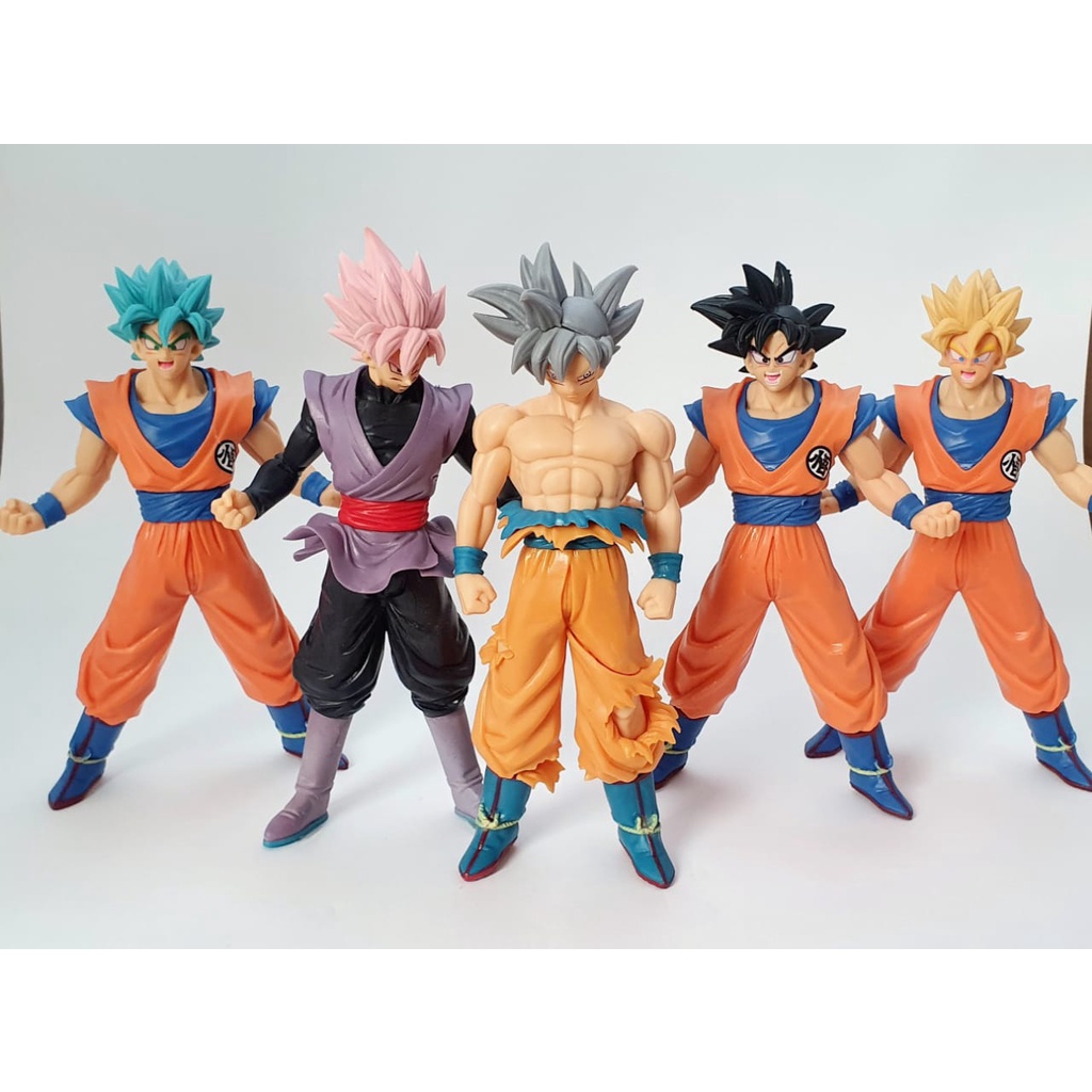 Boneco Goku Super Saiyajin Deus Azul - Dragon Ball Z em Promoção