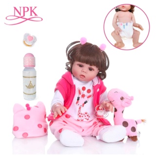 Boneca Bebê Reborn 100% Silicone Kit Completo Promoção NPK