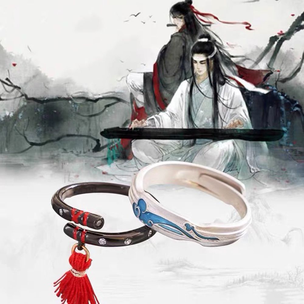 Anel De Casal Antiquidade Cosplay Mo Dao Zu Shi Grandmaster of Demonic Cultivo MDZS