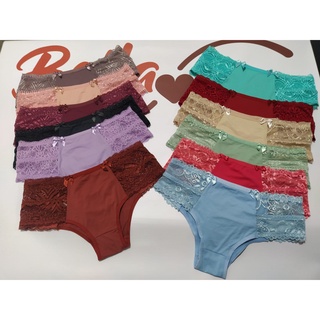 kit 3 Calcinhas Tanga Lateral Larga Renda Confortável ( LATERAL NÃO ENROLA) / Advance - Beija-mI