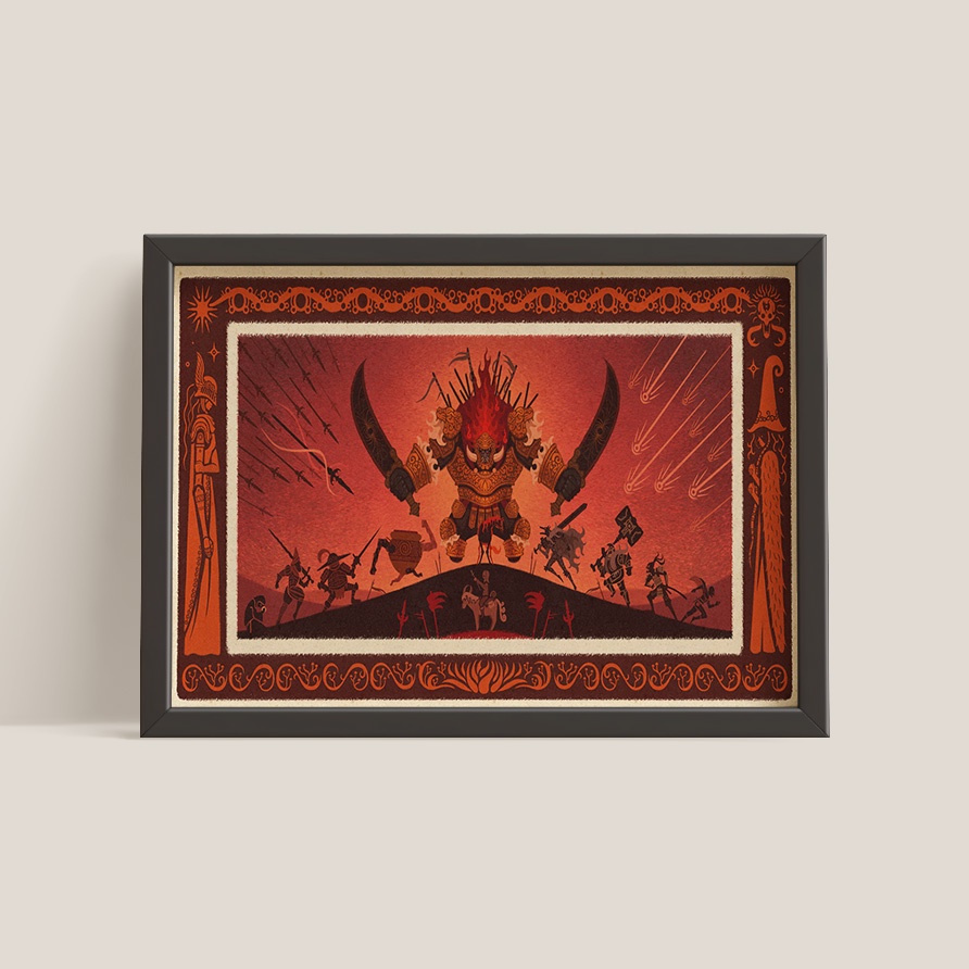 Quadro Elden ring Radhan festival | Shopee Brasil