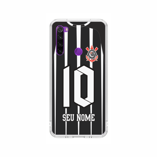 Capa de Celular Capinha Xiaomi Redmi Note 8 Personalizada - Corinthians 3